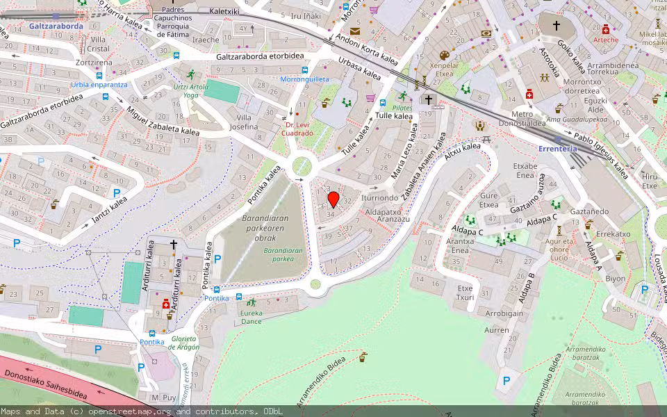 Mapa de Subasta Inmueble (Vivienda) en Renteria, Gipuzkoa
