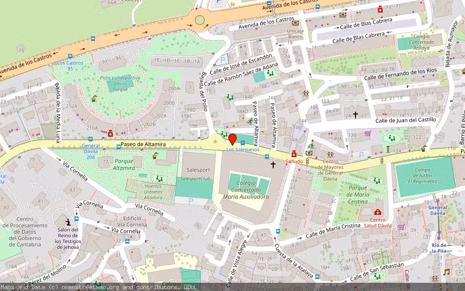 Mapa de Subasta Inmueble (Vivienda) en Santander, Cantabria