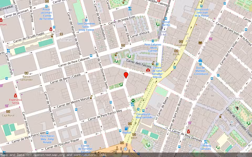 Mapa de Subasta Inmueble (Vivienda) en Valencia, Valencia/València
