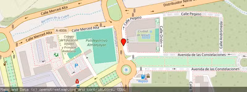 Mapa de Subasta de Inmueble (Vivienda) en Granada, Granada 