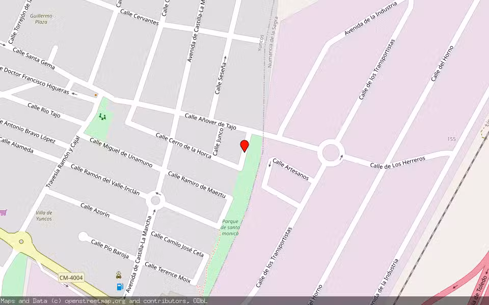 Mapa de Subasta Inmueble (Vivienda) en Yuncos, Toledo