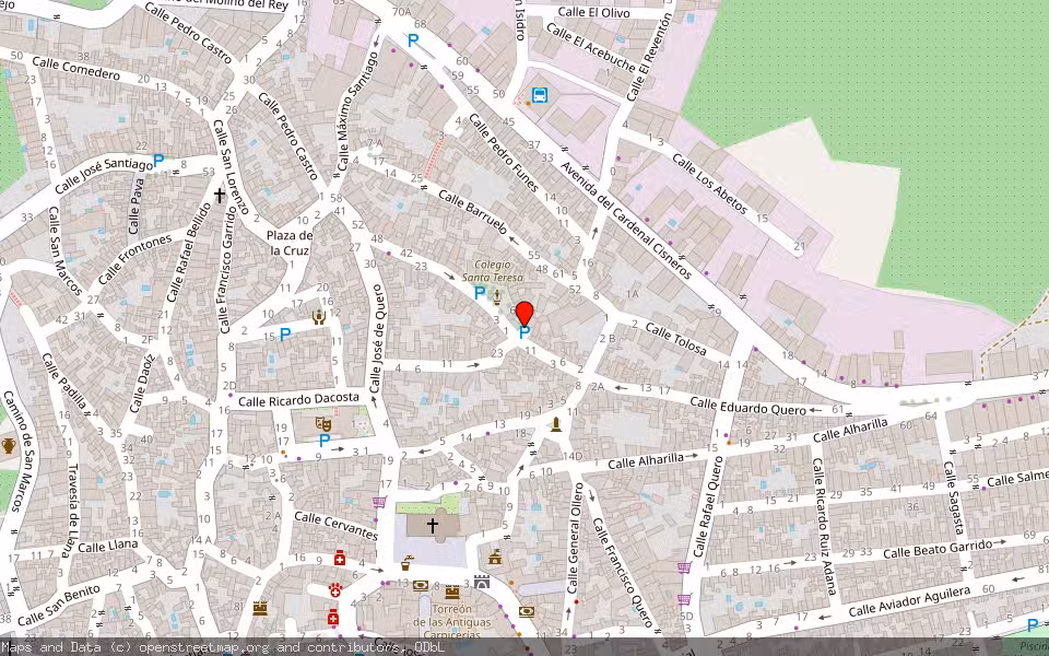 Mapa de Subasta Inmueble (Vivienda) en Porcuna, Jaén