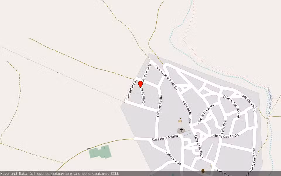 Mapa de Subasta Inmueble (Solar) en Tornadizos, Ávila