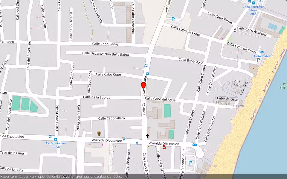 Mapa de Subasta Inmueble (Trastero) en Algeciras, Cádiz