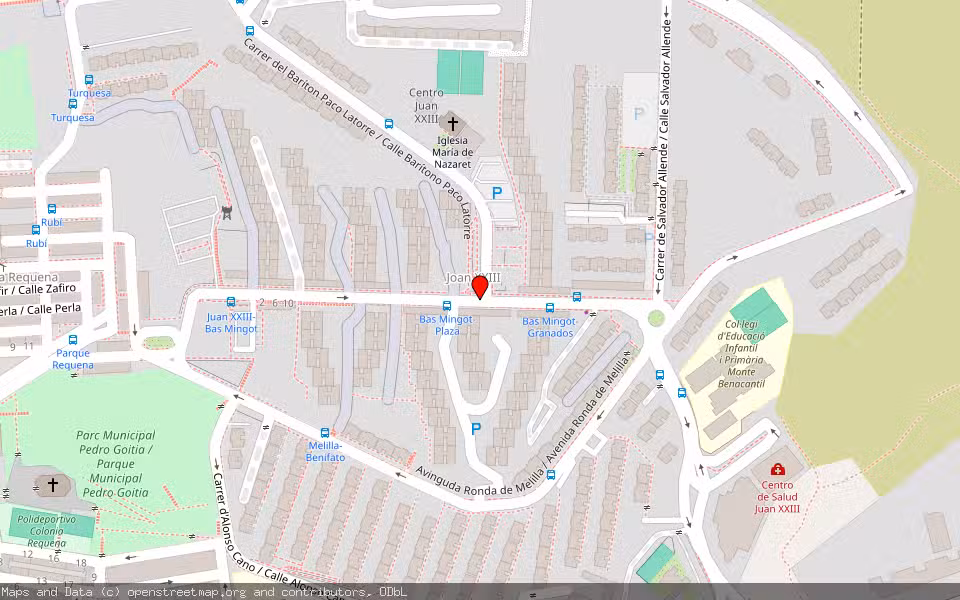 Mapa de Subasta Inmueble (Local comercial) en Alacant/alicante, Alicante/Alacant