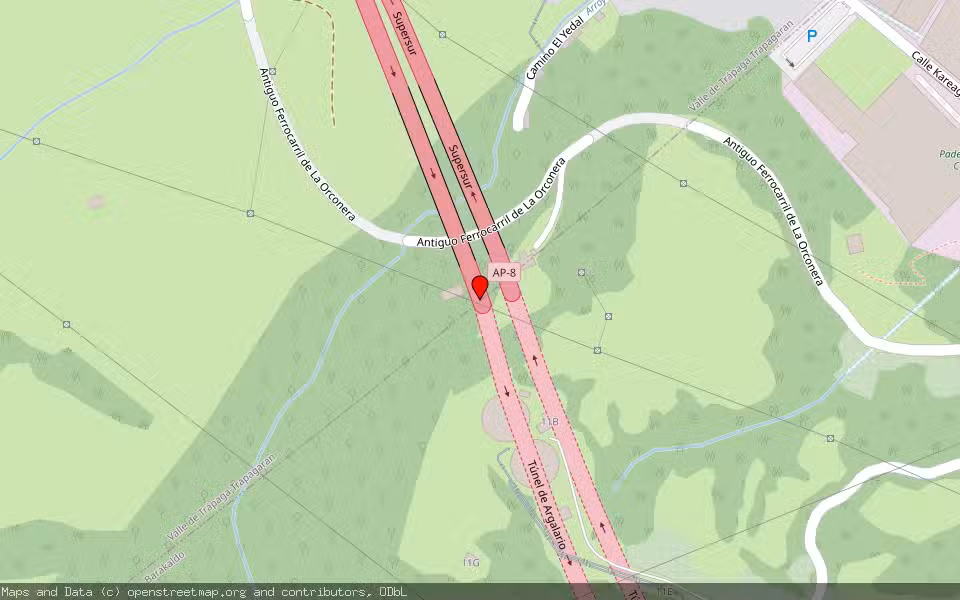 Mapa de Subasta Inmueble (Nave industrial) en Valle De Trápaga/trapagaran, Bizkaia