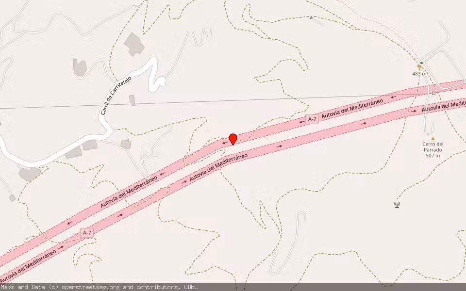 Mapa de Subasta Inmueble (Solar) en Almuñecar, Granada