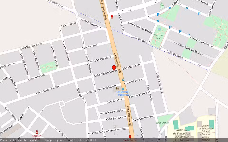 Mapa de Subasta Inmueble (Vivienda) en Cartagena, Murcia
