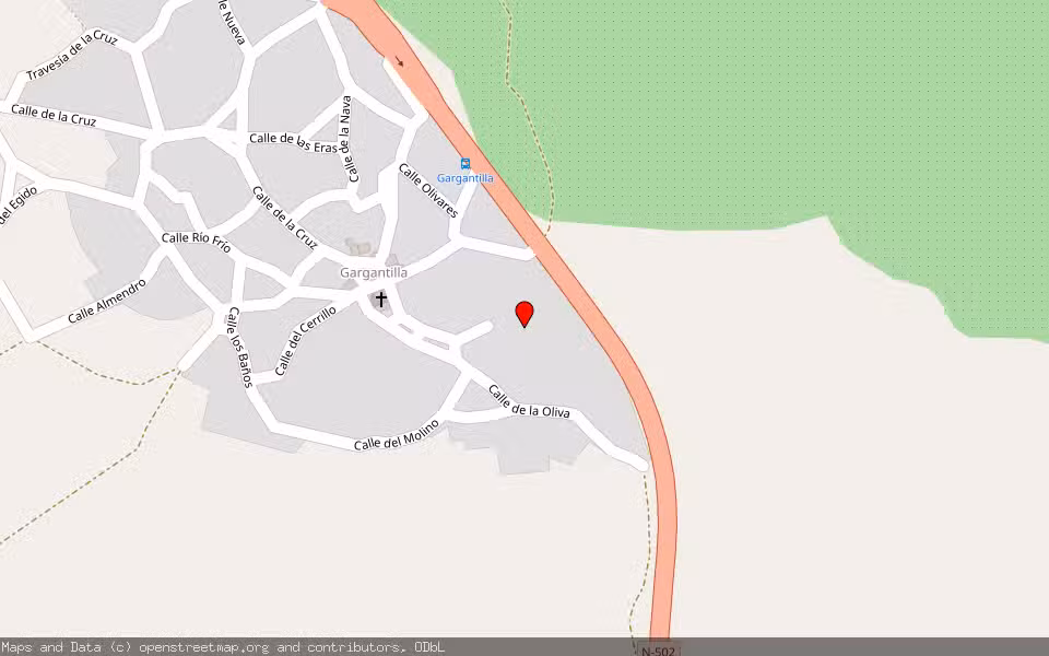 Mapa de Subasta Inmueble (Vivienda) en La Higuera, Jaén