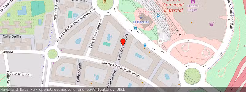 Mapa de Subasta de Inmueble (Vivienda) en Getafe, Madrid 
