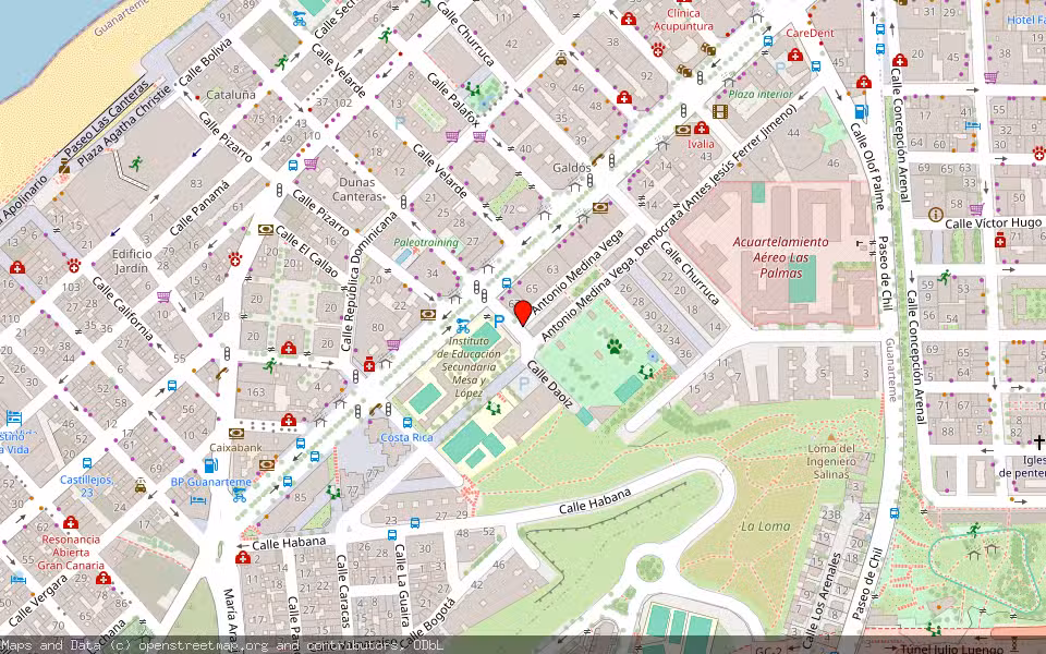 Mapa de Subasta Inmueble (Vivienda) en Las Palmas De Gran Canaria, Las Palmas