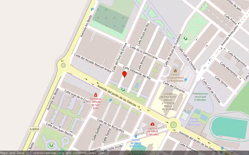 Mapa de Subasta Inmueble (Nave industrial) en Alcalá Del Rio, Sevilla