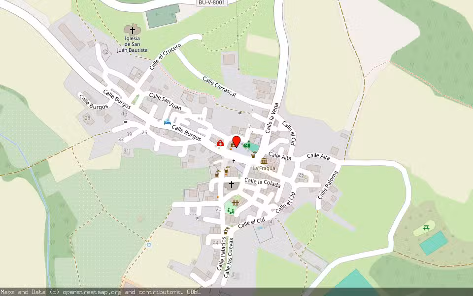 Mapa de Subasta Inmueble (Finca rústica) en Burgos