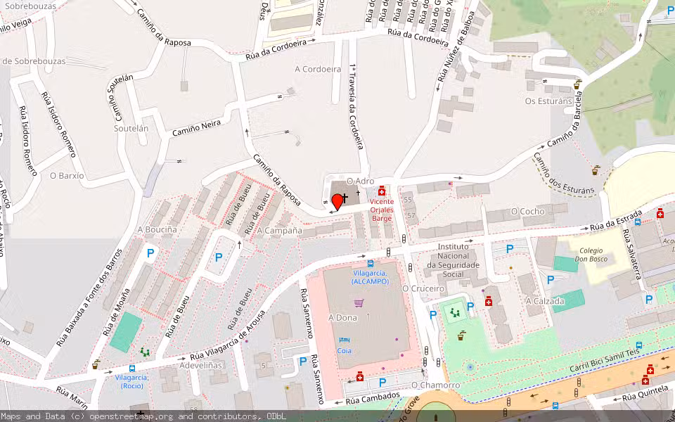 Mapa de Subasta Inmueble (Vivienda) en Vigo, Pontevedra