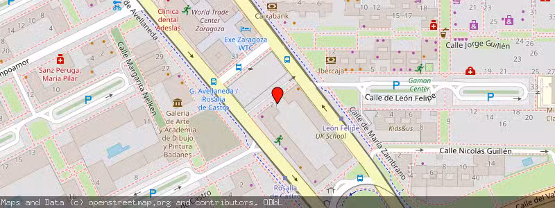 Mapa de Subasta de Inmueble (Garaje) en Zaragoza, Zaragoza 