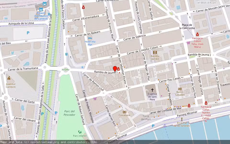 Mapa de Subasta Inmueble (Vivienda) en Cambrils, Tarragona