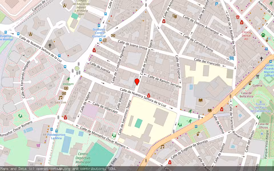 Mapa de Subasta Inmueble (Vivienda) en Madrid