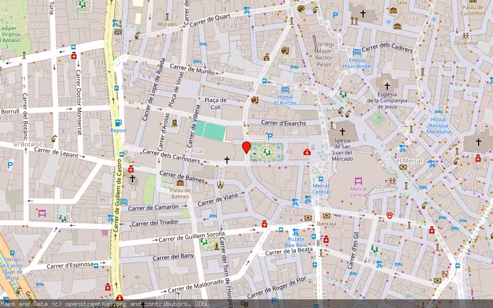 Mapa de Subasta Inmueble (Otros) en Valencia, Valencia/València