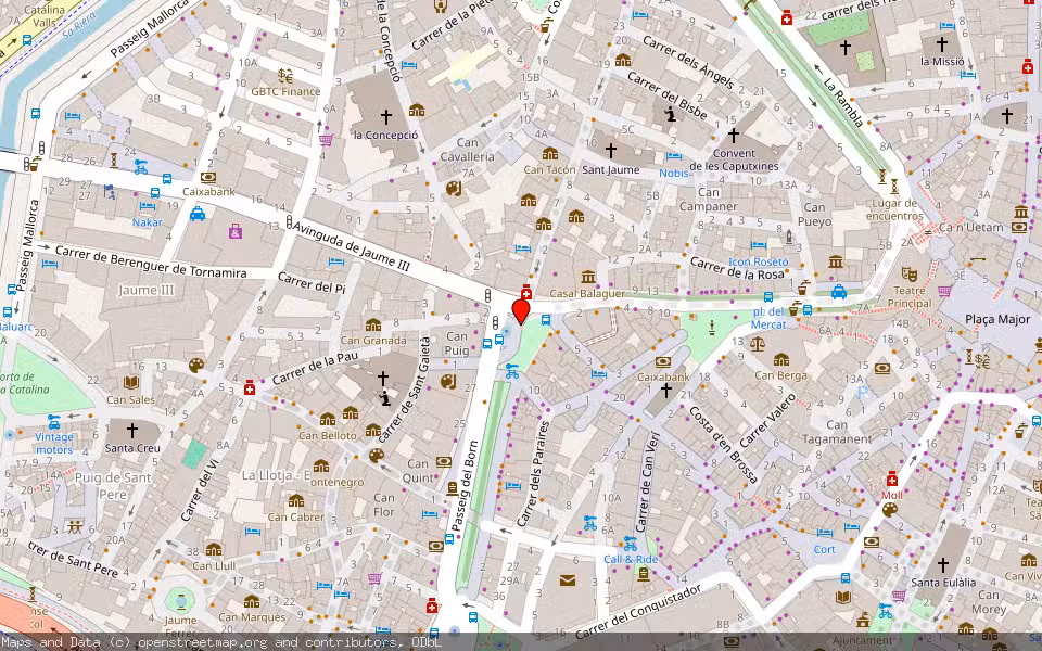 Mapa de Subasta Inmueble (Vivienda) en Sant Martí Sarroca, Barcelona