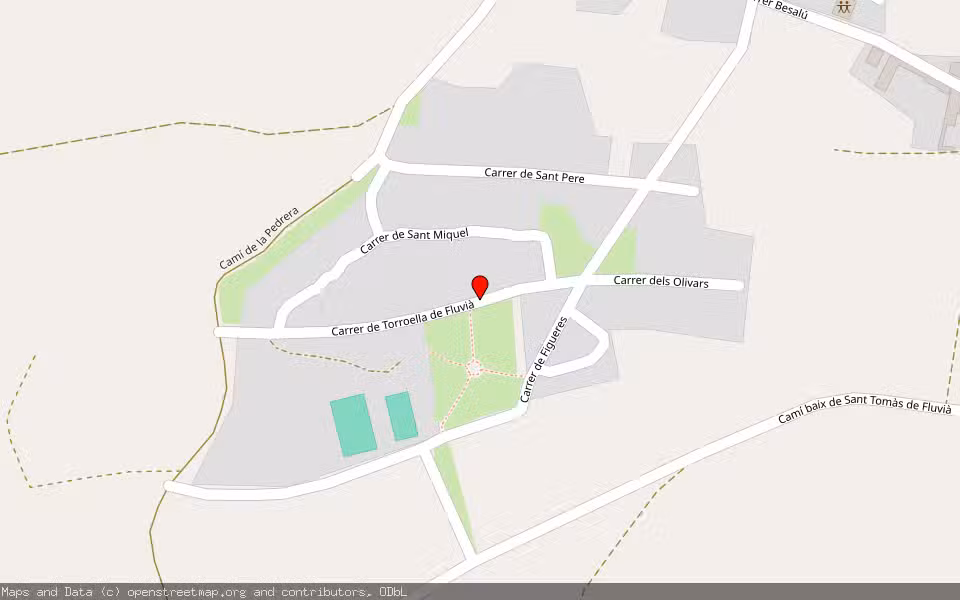 Mapa de Subasta Inmueble (Finca rústica) en Torroella Fluvia, Girona