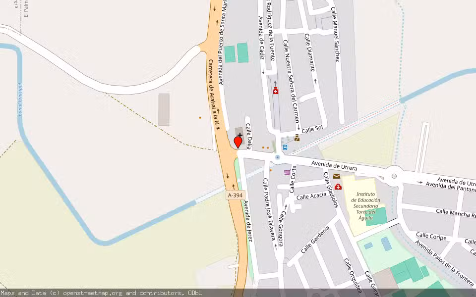 Mapa de Subasta Inmueble (Vivienda) en Los Molares, Sevilla