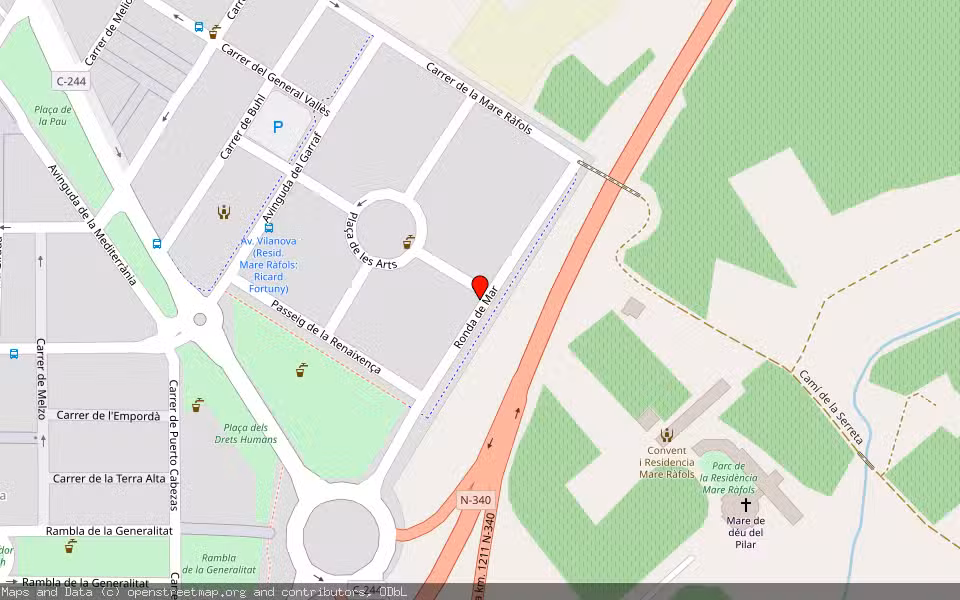 Mapa de Subasta Inmueble (Vivienda) en Vilafranca Del Penedès, Barcelona