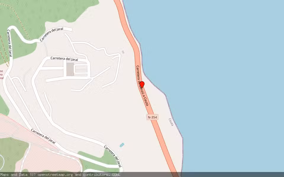 Mapa de Subasta Inmueble (Otros) en Ceuta
