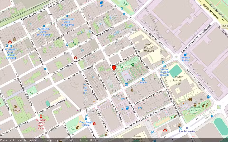 Mapa de Subasta Inmueble (Vivienda) en El Prat De Llobregat, Barcelona
