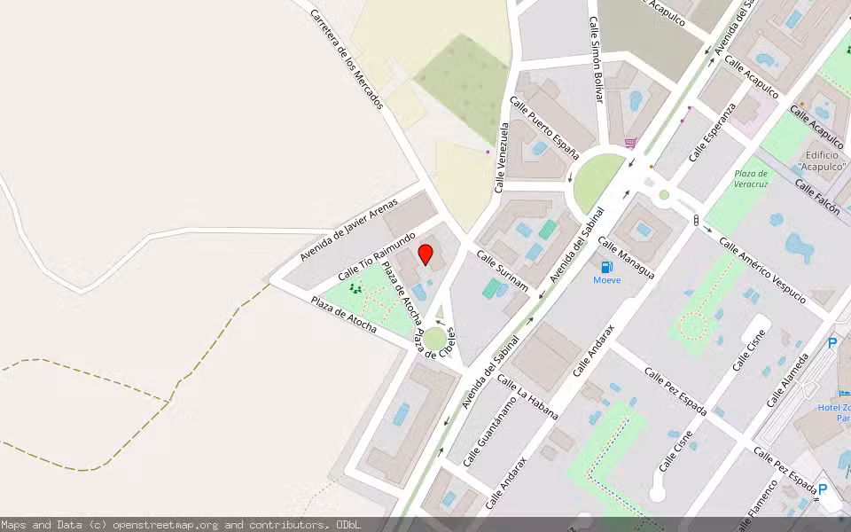 Mapa de Subasta Inmueble (Vivienda) en Roquetas De Mar, Almería