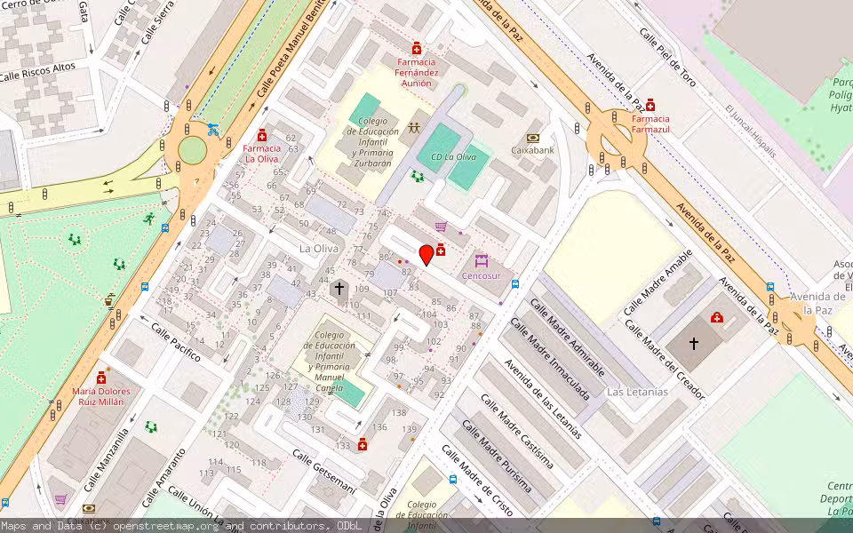 Mapa de Subasta Inmueble (Vivienda) en Sevilla