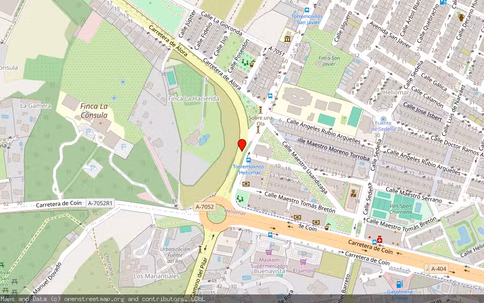 Mapa de Subasta Inmueble (Otros) en Torremolinos, Málaga