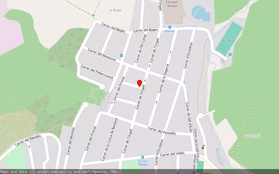 Mapa de Subasta Inmueble (Vivienda) en Olesa De Montserrat, Barcelona
