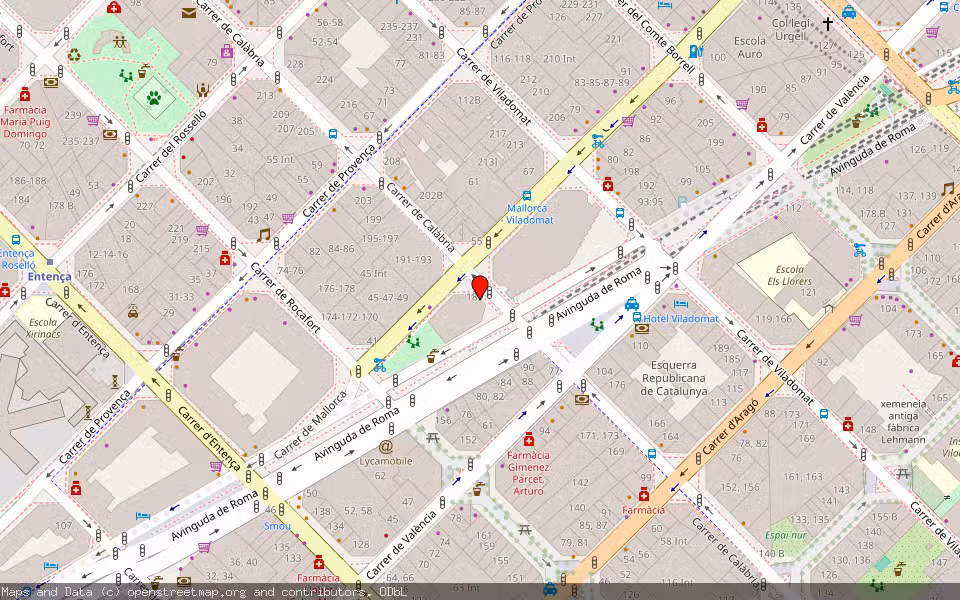 Mapa de Subasta Inmueble (Otros) en Barcelona