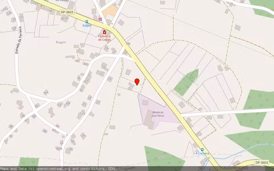 Mapa de Subasta Inmueble (Vivienda) en Ferrol, A Coruña