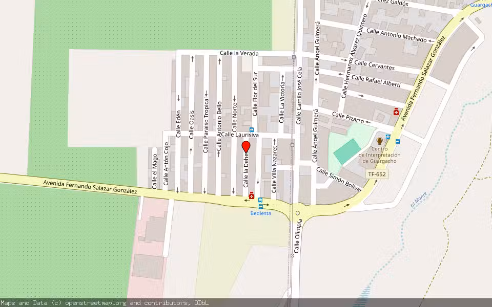 Mapa de Subasta Inmueble (Trastero) en Arona, Santa Cruz de Tenerife
