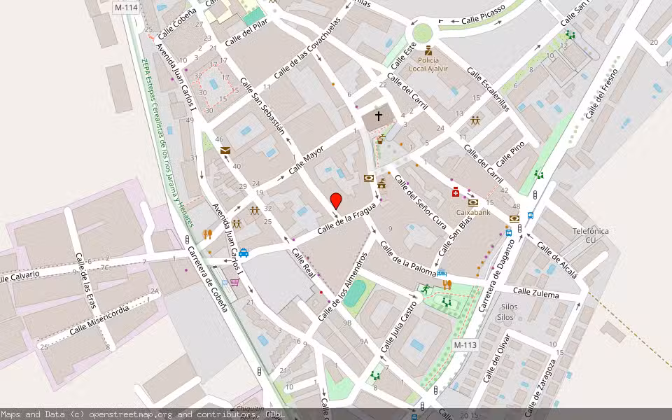 Mapa de Subasta Inmueble (Otros) en Ajalvir, Madrid