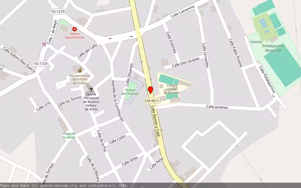 Mapa de Subasta Inmueble (Vivienda) en Portillo De Toledo, Toledo