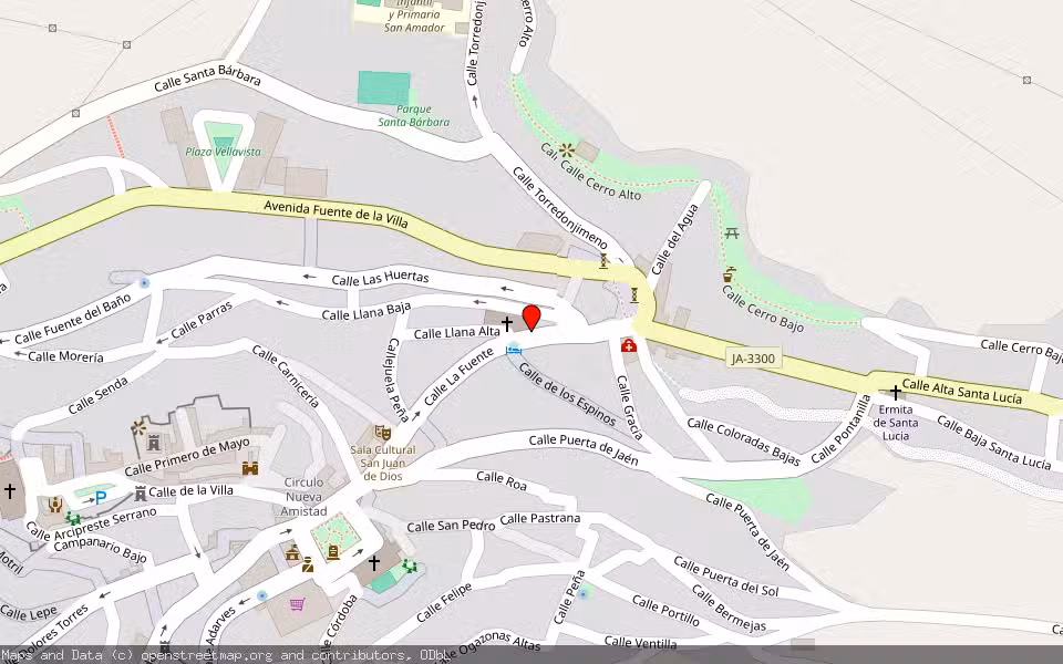 Mapa de Subasta Inmueble (Vivienda) en Martos, Jaén