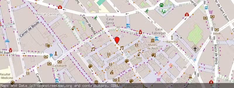 Mapa de Subasta de Inmueble (Vivienda) en Reus, Tarragona 