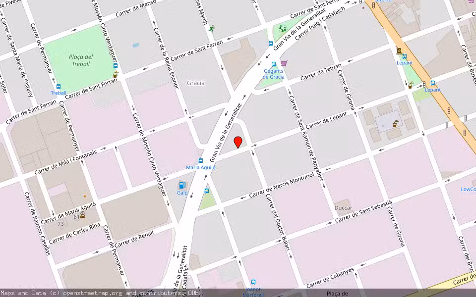 Mapa de Subasta Inmueble (Local comercial) en Sabadell, Barcelona