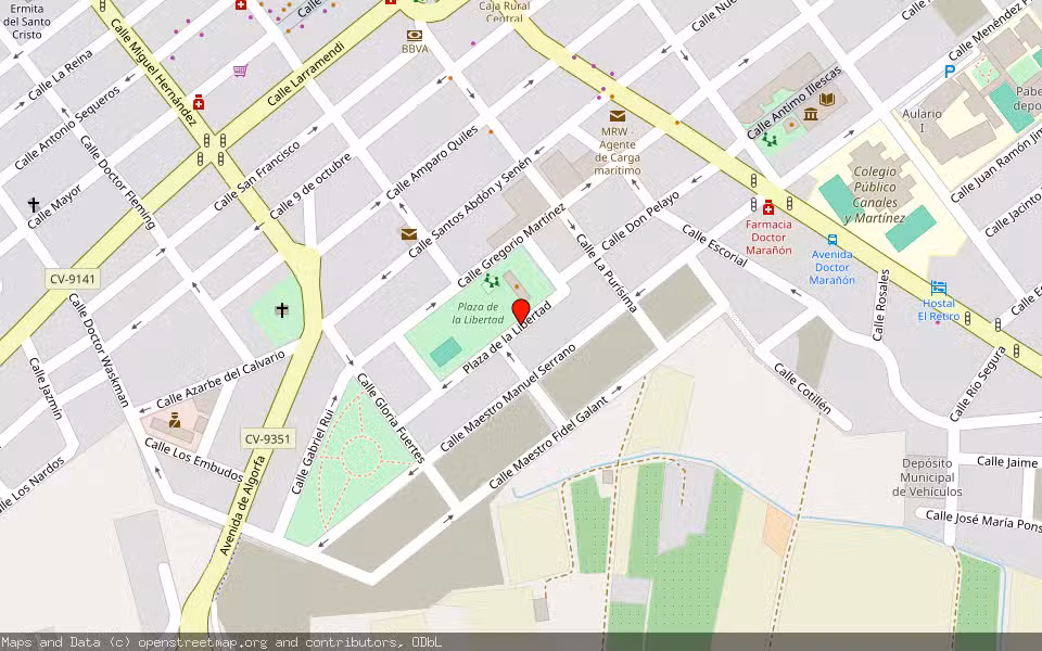 Mapa de Subasta Inmueble (Vivienda) en Almoradí, Alicante/Alacant