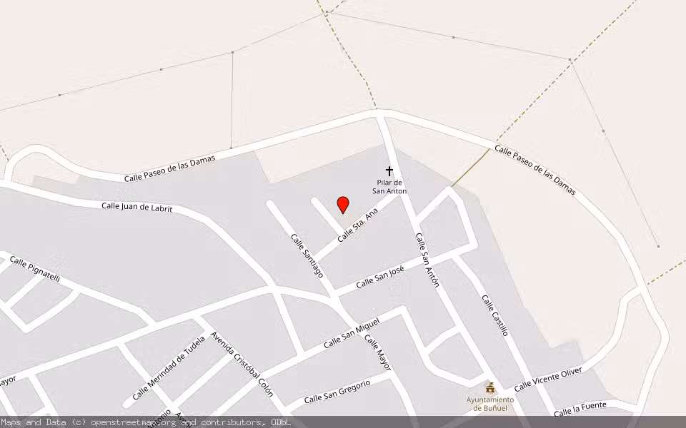 Mapa de Subasta Inmueble (Vivienda) en Buñuel, Navarra