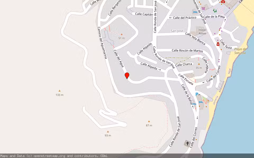 Mapa de Subasta Inmueble (Vivienda) en Nijar, Almería