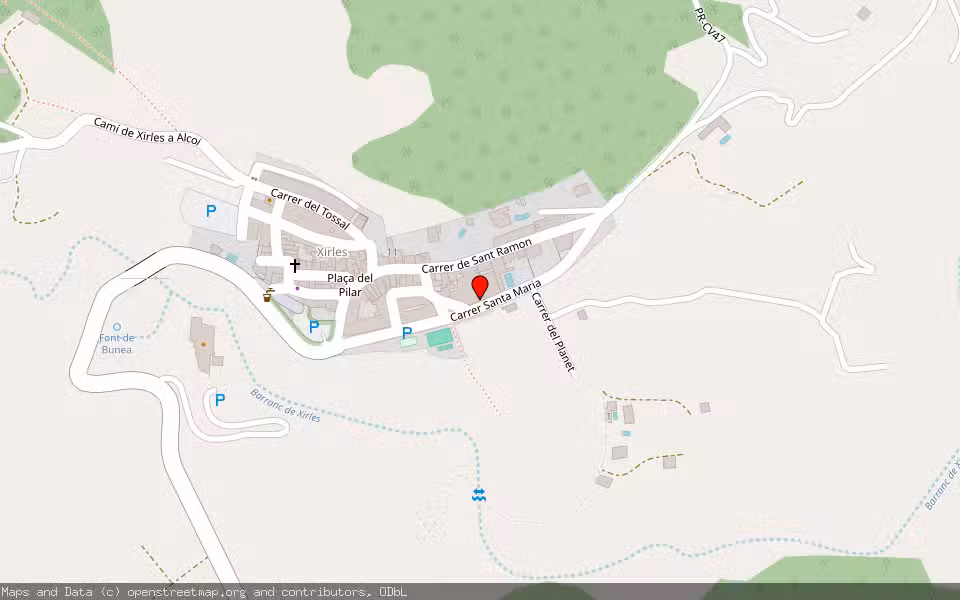 Mapa de Subasta Inmueble (Garaje) en Polop, Alicante/Alacant