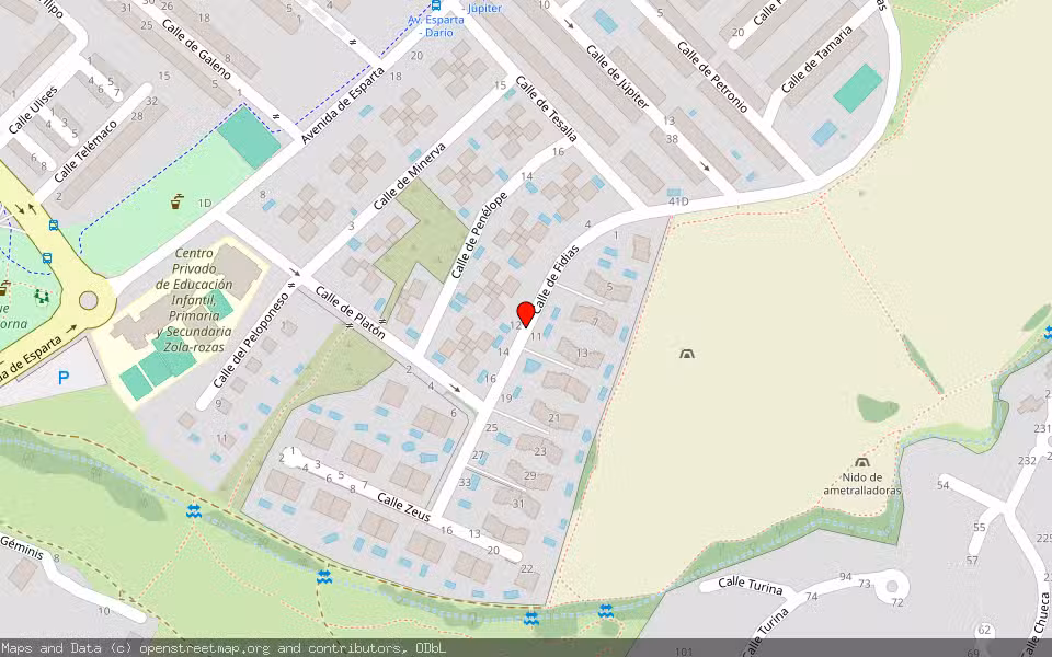 Mapa de Subasta Inmueble (Vivienda) en Las Rozas, Madrid