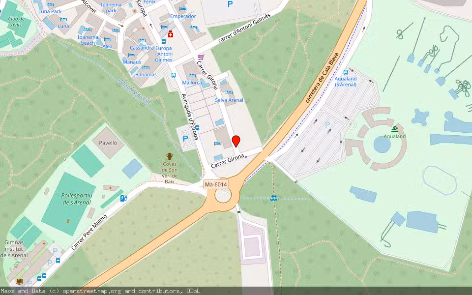 Mapa de Subasta Inmueble (Garaje) en Llucmajor, Illes Balears