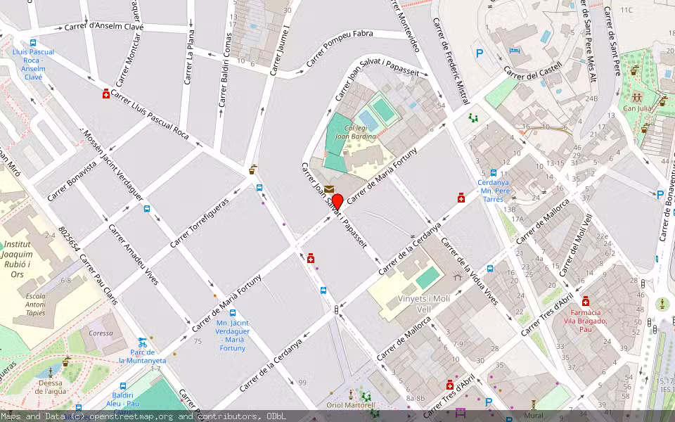 Mapa de Subasta Inmueble (Local comercial) en Sant Boi De Llobregat, Barcelona