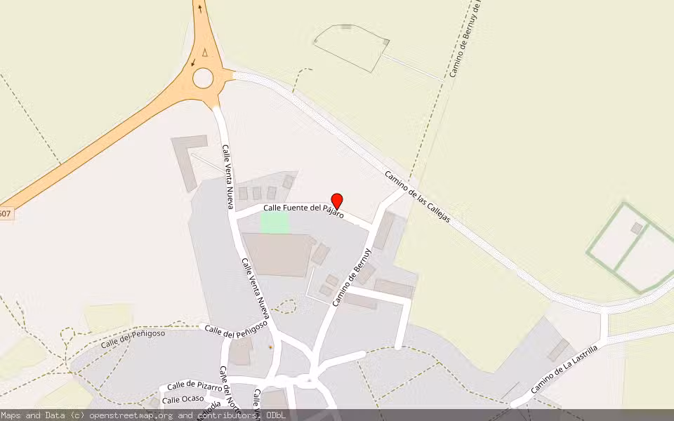 Mapa de Subasta Inmueble (Solar) en Zamarramala, Segovia