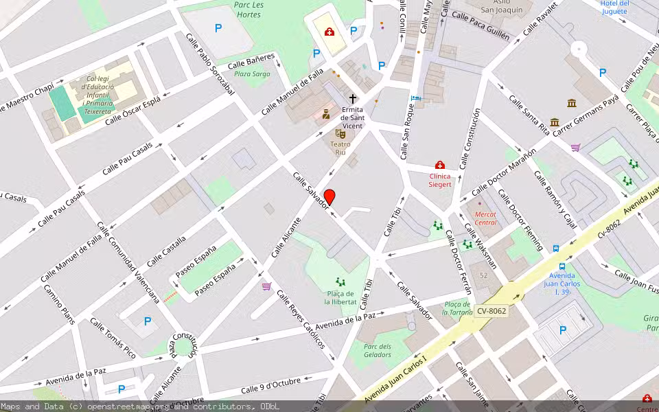Mapa de Subasta Inmueble (Vivienda) en Ibi, Alicante/Alacant