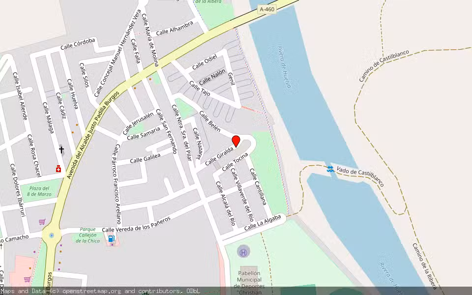 Mapa de Subasta Inmueble (Vivienda) en Guillena, Sevilla